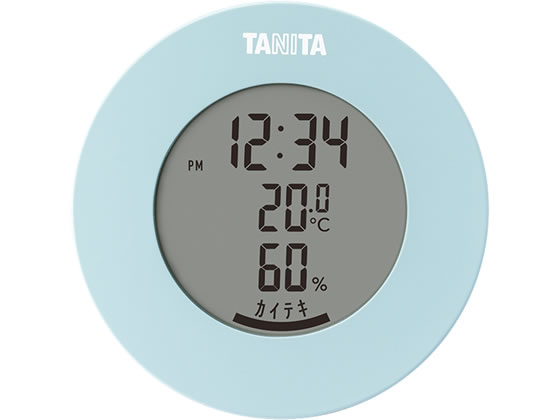 タニタ デジタル温湿度計 ライトブルー TT-585-BL タニタ デジタル温湿度計 ライトブルー TT-585-BL