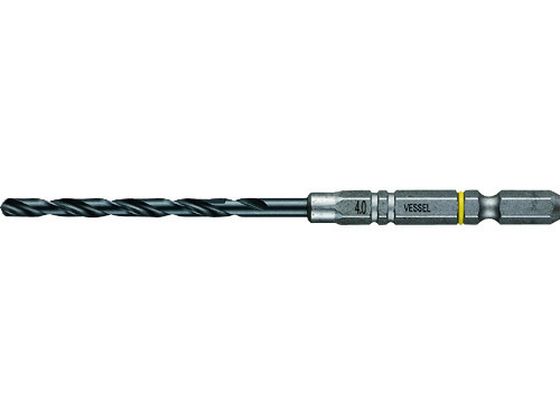 ベッセル クッションドリル(鉄工用)3本組 Φ4.0 全長108mm AMD3S-4.0 ベッセル クッションドリル(鉄工用)3本組 Φ4.0 全長108mm AMD3S-4.0