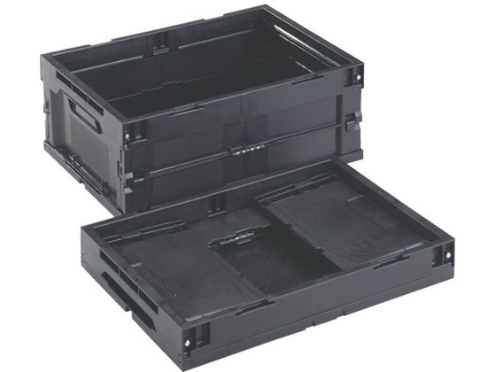 TRUSCO 導電性折り畳みコンテナ 30L 黒 CR-S30-EA