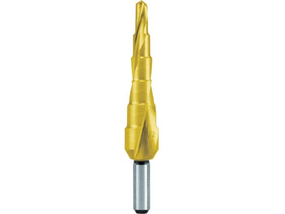 ハイス RUKO 2枚刃スパイラルステップドリル 26.75mm チタン 101055T