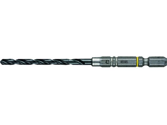 ベッセル クッションドリル(鉄工用)3本組 Φ4.2 全長108mm AMD3S-4.2 ベッセル クッションドリル(鉄工用)3本組 Φ4.2 全長108mm AMD3S-4.2