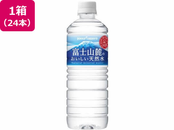 ポッカサッポロ 富士山麓のおいしい天然水 PET 590mL×24本 ポッカサッポロ 富士山麓のおいしい天然水 PET 590mL×24本