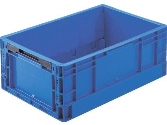 TRUSCO TPO型 折りたたみコンテナ TP規格 24L ダークブルー