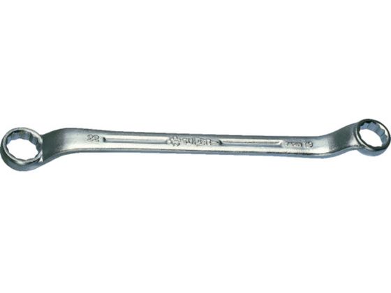 スーパー 45°両口メガネレンチ(JIS) 対辺寸法19×24mm DL-1924 スーパー 45°両口メガネレンチ(JIS) 対辺寸法19×24mm DL-1924
