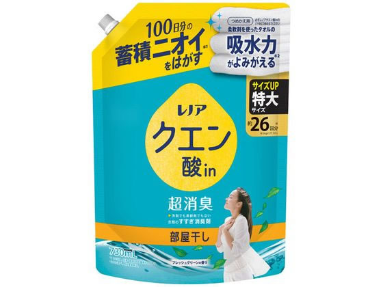 P & G レノアクエン酸in超消臭 フレッシュグリーンの香り 詰替 730mL P & G レノアクエン酸in超消臭 フレッシュグリーンの香り 詰替 730mL