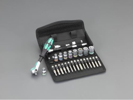 エスコ ソケットレンチセット ZYKLOP 1/4"DR EA617AH-210 エスコ ソケットレンチセット ZYKLOP 1/4"DR EA617AH-210