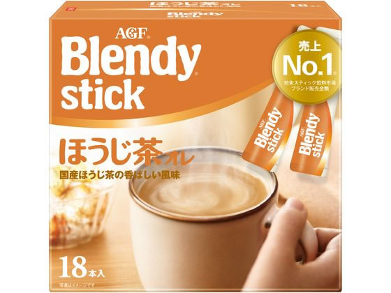 AGF ブレンディ スティック ほうじ茶オレ 18本 87210 AGF ブレンディ スティック ほうじ茶オレ 18本 87210