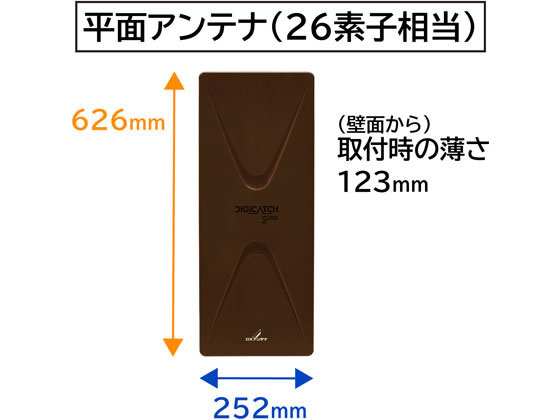 DXアンテナ UHF平面アンテナ 中電界弱電界地用 UAH261B(C)が20,273円