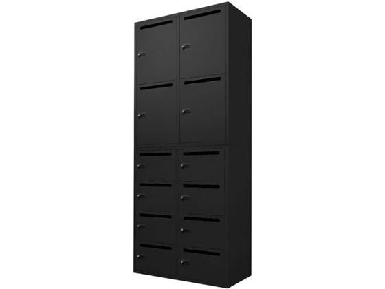 Netforce 4人用+8人用パーソナルロッカー 2台セット 幅900mm BK Netforce 4人用+8人用パーソナルロッカー 2台セット 幅900mm BK