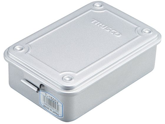 TRUSCO トランク型工具箱 154×105×52 シルバー T-150SV