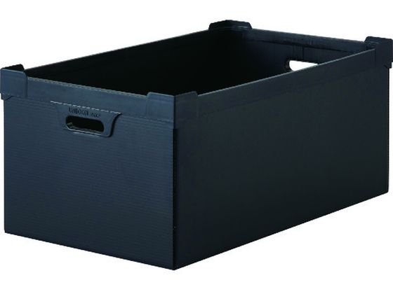TRUSCO 導電性ダンボールプラスチック 45L ブラック DP-560D-5N