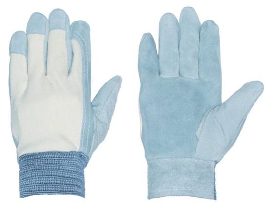 ペンギンエース 国産床革手袋 甲メリ (L) TH-407-L