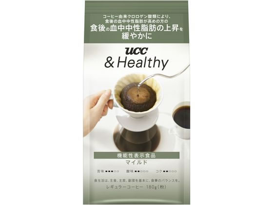 UCC &Healthy マイルド 粉 180g UCC &Healthy マイルド 粉 180g