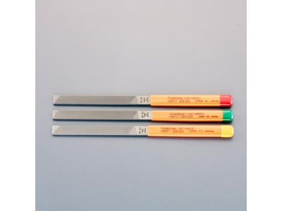 エスコ やすり 3本組 バリ取り用 平 荒-細目 215mm