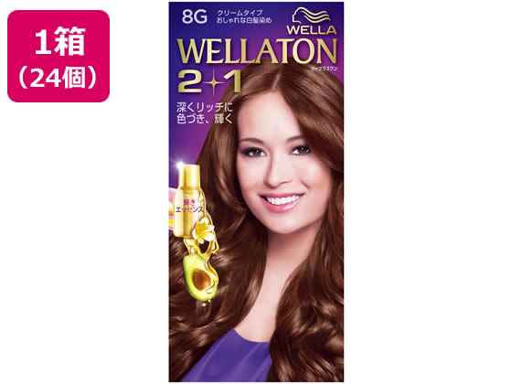 ウエラジャパン ウエラトーン2+1 クリームタイプ 8G ウォームブラウン 24個