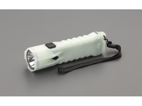 エスコ フラッシュライト LED 防水 蓄光 単3×3本 EA758WR-21