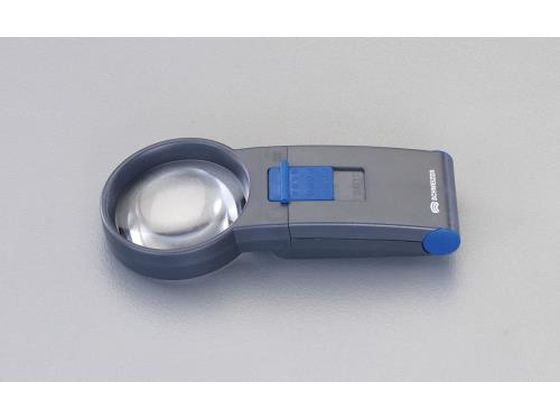 エスコ ハンドルーペ LEDライト付 ×10 35mm EA756DM-4
