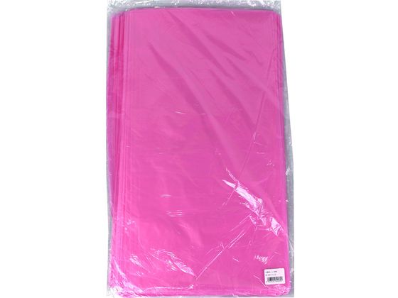 ワタナベ 食品用片開きシート 500W×1000 ピンク 100枚