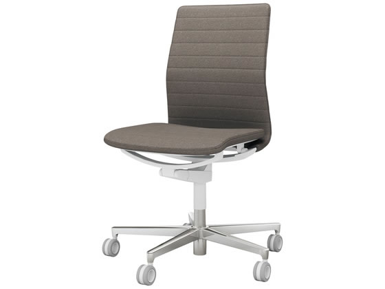 コクヨ ファブレ ポリッシュ脚グレージュ本体白 肘無 V C01P102CU コクヨ ファブレ ポリッシュ脚グレージュ本体白 肘無 V C01P102CU