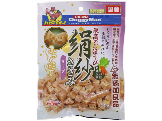 ドギーマンハヤシ 絹紗 キューブ 野菜入り 100g ドギーマンハヤシ 絹紗 キューブ 野菜入り 100g