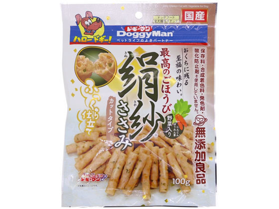 ドギーマンハヤシ 絹紗 カットタイプ 野菜入り 100g ドギーマンハヤシ 絹紗 カットタイプ 野菜入り 100g