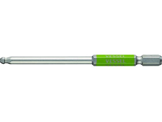 ベッセル 剛彩ビット (片頭ボールポイント) 対辺4×100mm GSBP040S ベッセル 剛彩ビット (片頭ボールポイント) 対辺4×100mm GSBP040S