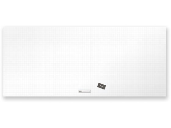 アスカ 抗菌ホワイトマグネットシート 5L 暗線 2100×900mm AWM11