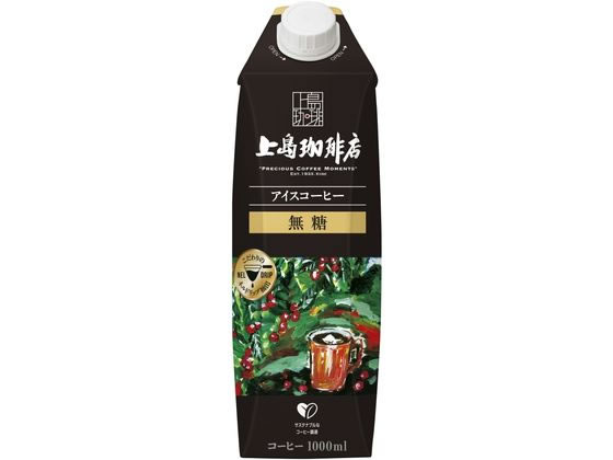 UCC 上島珈琲店 アイスコーヒー 無糖 1000ml UCC 上島珈琲店 アイスコーヒー 無糖 1000ml
