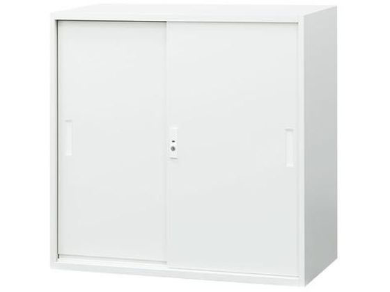 Netforce 引戸書庫 3段 高さ880mm スチール 33書庫 ホワイト Netforce 引戸書庫 3段 高さ880mm スチール 33書庫 ホワイト