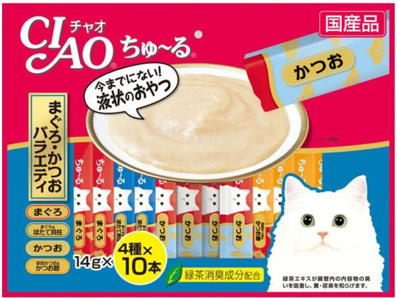 いなば CIAO ちゅーる まぐろ・かつおバラエティ 40本 いなば CIAO ちゅーる まぐろ・かつおバラエティ 40本