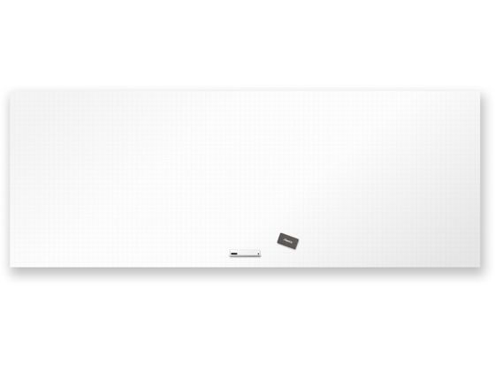 アスカ 抗菌ホワイトマグネットシート 6L 暗線 2400×900mm AWM12