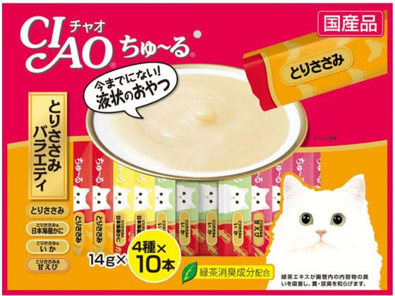 いなば CIAO ちゅーる とりささみバラエティ 40本 いなば CIAO ちゅーる とりささみバラエティ 40本