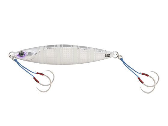 ジャッカル バンブルズジグスロー150g #シルバーグローストライプ