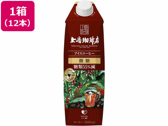 UCC 上島珈琲店 アイスコーヒー 微糖 1000ml×12本 UCC 上島珈琲店 アイスコーヒー 微糖 1000ml×12本