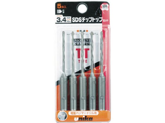 ユニカ チップトップドリルセット 3.5mm 5本セット DP5-T35 ユニカ チップトップドリルセット 3.5mm 5本セット DP5-T35