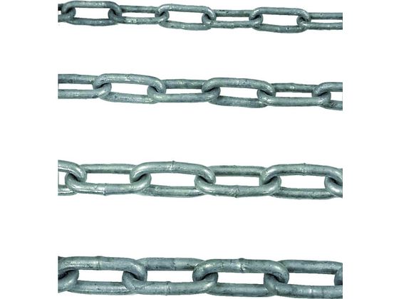 ニッサチェイン 鉄ドブメッキ溶接リンクチェイン 4.8mm×30m IW48-DOBU