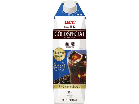 UCC ゴールドスペシャル アイスコーヒー 無糖 1000ml UCC ゴールドスペシャル アイスコーヒー 無糖 1000ml