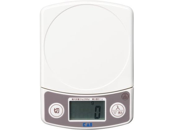 貝印 Kai House SELECT デジタルキッチンスケール 2kg計量 貝印 Kai House SELECT デジタルキッチンスケール 2kg計量