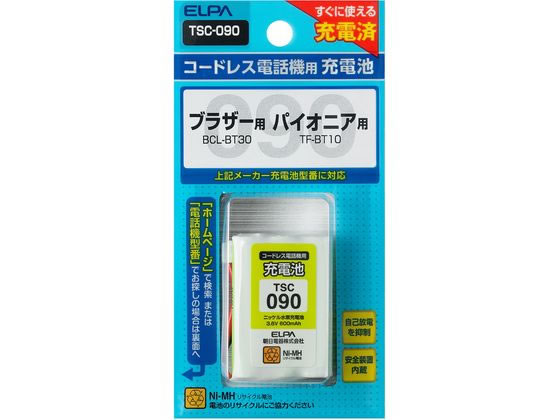 朝日電器 電話機用充電池 TSC-090 朝日電器 電話機用充電池 TSC-090