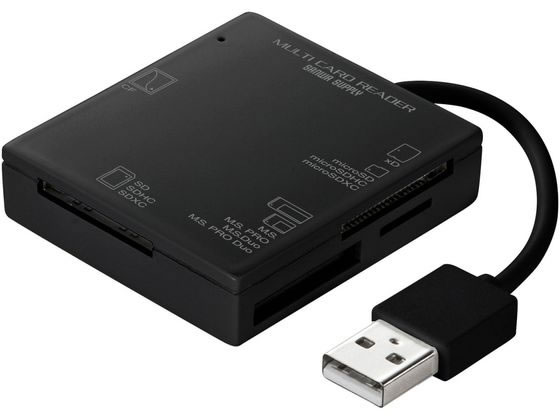 サンワサプライ USB2.0 カードリーダー (ブラック) ADR-ML15BKN サンワサプライ USB2.0 カードリーダー (ブラック) ADR-ML15BKN