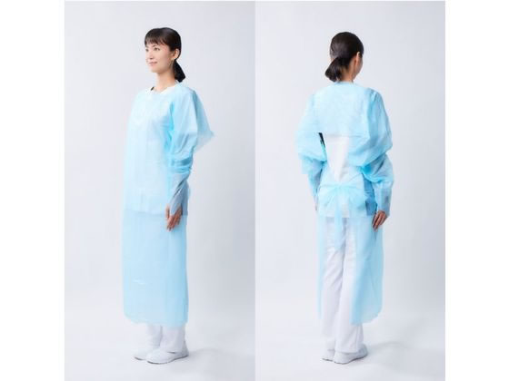 ARメディコム セーフベーシック プラスチックガウン袖付 15枚 MED08023PE ARメディコム セーフベーシック プラスチックガウン袖付 15枚 MED08023PE