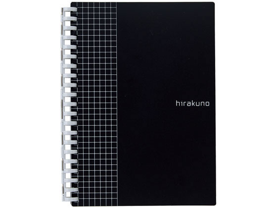 リヒトラブ hirakuno ツイストノート B6タテ ブラック N1672-24