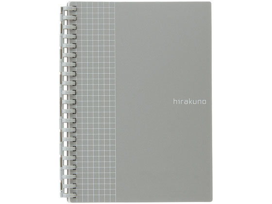 リヒトラブ hirakuno ツイストノート B6タテ シルバー N1672-26