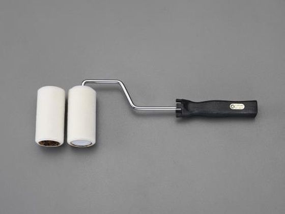 エスコ 接着剤用ローラー刷毛セット 2本 75mm EA109NE-301