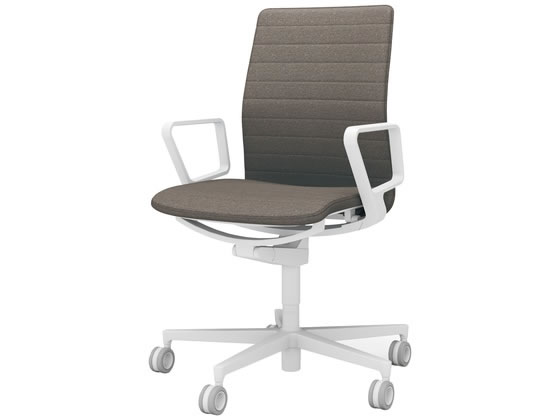 コクヨ ファブレ 白脚グレージュ本体白 肘有 C01W152CUWM6M64 コクヨ ファブレ 白脚グレージュ本体白 肘有 C01W152CUWM6M64