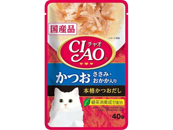 いなば CIAO パウチ かつお ささみ・おかか入り 40g いなば CIAO パウチ かつお ささみ・おかか入り 40g