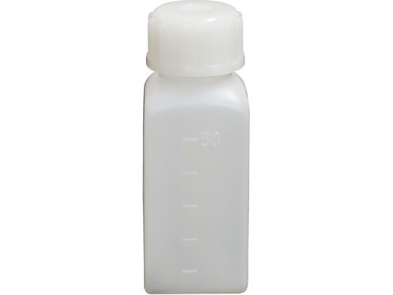 新潟精機 ポリ角ビン 50ml BS-50