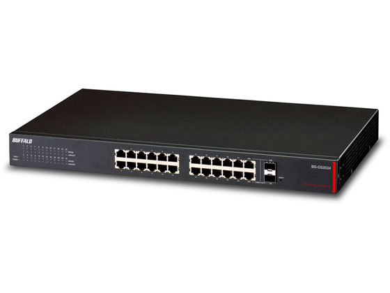 バッファロー レイヤー2 Giga スマートスイッチ 24ポート BS-GS2024