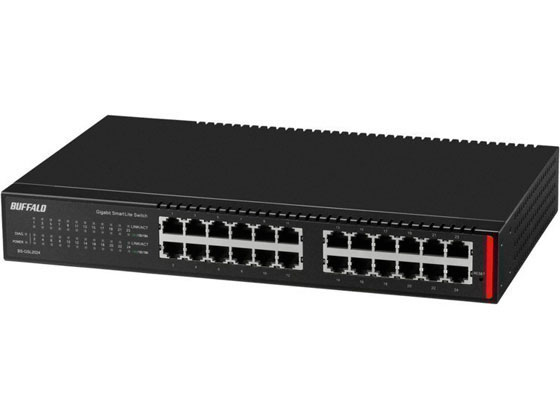 バッファロー GigaLayer2スマートLiteスイッチ 24ポート BS-GSL2024