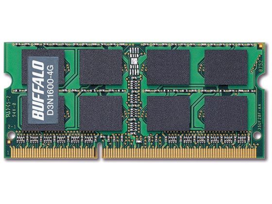 バッファロー 204Pin DDR3 SDRAM S. O.DIMM 4GB D3N1600-4G
